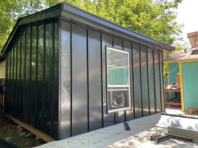 Black standing seam metal wall panels for Roof Inspection in Talladega